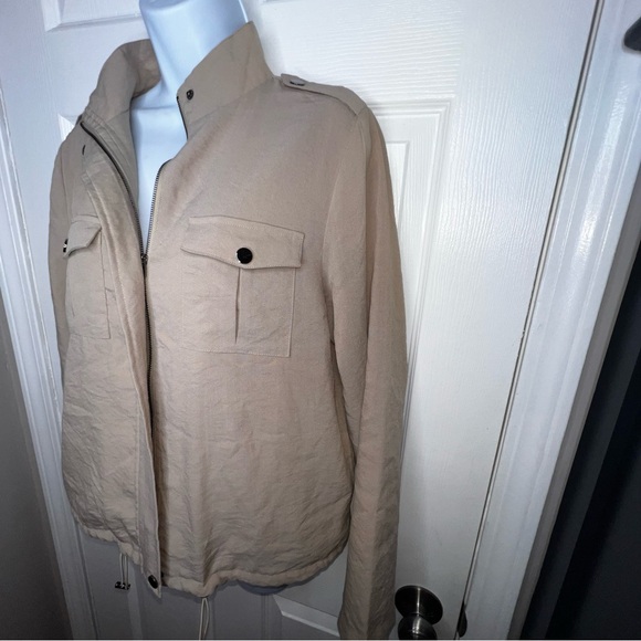 NWT Sage The Label Women’s Medium Nothing But Everything Taupe Jacket M Blazer - Picture 5 of 16